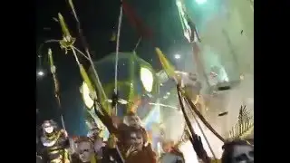 Carnaval de Torell&oacute; 2015 Els Grillats davant el jurat desde dins