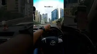 #mumbai skyline 4K HDR | Passing through some of India's tallest skyscrapers #shorts #mumbaiskyline