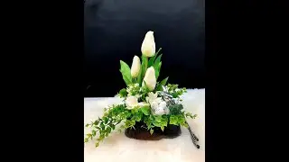 Stroik Wielkanocny ze srebrnym zajączkiem / DIY / Easter/ Ostern/ jak zrobić