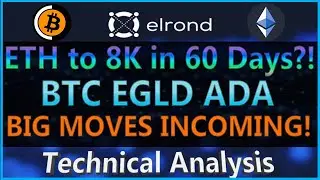 ETHEREUM to DOUBLE to 8K?! ADA Breakout!! Bitcoin & EGLD Low Volatility but High Upside COMING!!