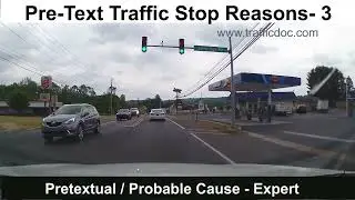 Pretextual Probable Cause Traffic Stop - Expert