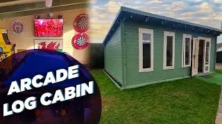Andy and Rose's Arcade Log Cabin | Garden Games Room | Dunster House TV
