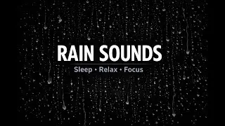 Soothing Rain Sounds 🌧️ Black Screen | Sleep & Anxiety Relief (Live)