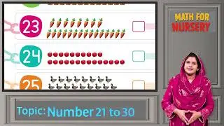 Math for Kids 4+ | Numbers 21-30 | Parent Guide for Easy Learning
