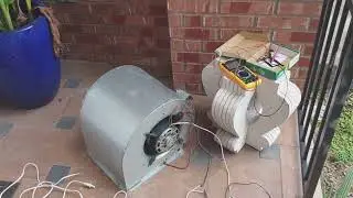 Testing GE Motors: AC/Furnace Blower Motor: 5KCP39LGV569BS HC43TE113, taken from an old Carrier Unit