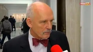 Korwin: Gdyby nie daj Boże umarł Kaczyński, radziłbym uciekać z Polski