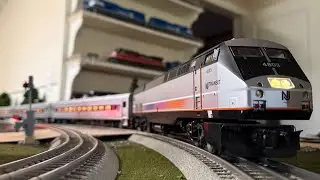 Back to Front | MTH Premier NJT P40 4803 with Atlas O Comet II&rsquo;s 