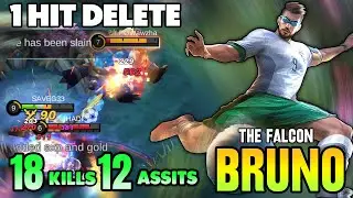 1 HIT DELETE !! Bruno Gameplay & Best build 2021 ~ Bruno Top Global ~ Bruno Mobile Legends