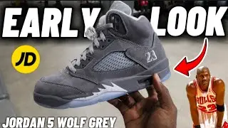 Nike Air Jordan  5 &ldquo;WOLF GREY&rdquo; Review & Unboxing! 🔥 Early Look👀