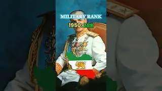 Iran military rank over time #history #iran #edit #army #geography #music #shorts #military #country