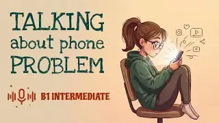 English Podcast for Easy English Conversation | Using Your Phone Too Much? | Learn English