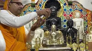 25/12/25 Ka Abhishek Aur Shantidhara🙏❤️ #abhishek #jainvideo #jainstavan #jaintemple #jaindharm 