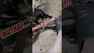 Как извлечь застрявшую/заклинившую гайку #tierodend #cardiy #diycar