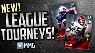 New League Seasons! Playoffs, 99 Barry Sanders, 98 LT!? Madden Mobile 16