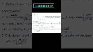 NEET last minute revision series| chemistry formula sheet series| Electrochemistry