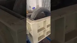 Waste Tire Recycling with Twin-Shaft Shredder #TireRecycling #WasteTires #IndustrialShredder #crush