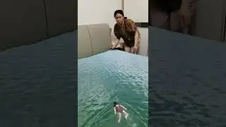 Happiness is that simple. Swimming. Clips for mobile phones.