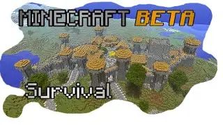 MINECRAFT BETA TIMELAPSE: Medieval castle!