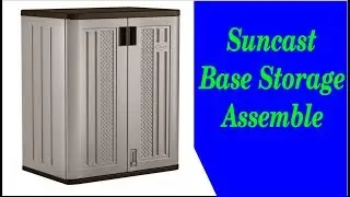 Suncast  Base  Storage Cabinet Assembly | Storage For Intex Pool Items