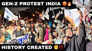 INDIA’S FIRST GEN-Z PROTEST🔥| FIRST TIME IN THE HISTORY OF INDIA📖⚡️| KARTIKEYA BHARDWAJ🚩
