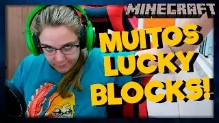 MINECRAFT: MUITOS LUCKY BLOCKS! - Sobrevivendo com a Noob (Crazy Craft 3.0)