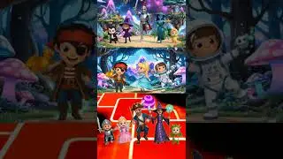 Baby Finn Dance | Tiles Hop Beat | Funny Cartoon #Shorts #australia #canada #germany #usa