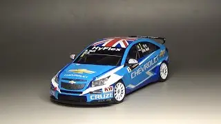 Aoshima BEEMAX 1/24 Chevrolet CRUZE 1.6T '12 WTCC champion fullbuild step by step