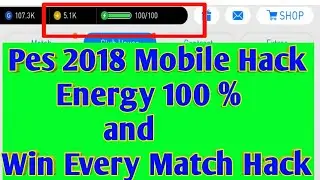 PES 2018 Android Best trick hack energy 100% worked