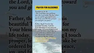Tuesday Morning Prayer for Blessings 🌟 #faithwhispertv