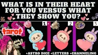 WHAT IS IN THEIR HEART VERSUS WHAT THEY SHOW? 💗TAROT PICK A CARD (+DETAILS)