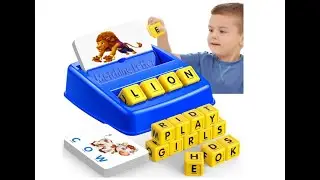 Learning Games for Kids Ages 3-8, Matching Letter Game for Kids Toys Ages 3-8 Educational Toys