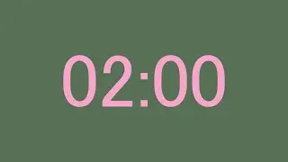 2-Minute Countdown Timer | Cactus &times; Illusion