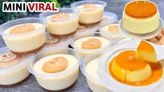 NAH, INI VERSI Rp. 5000AN NYA, WAJIB COBA‼️CARAMEL CHEESE FLAN CAKE EKONOMIS || USAHA RUMAHAN VIRAL.