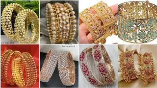 Gorgeous and fabulous designs collection of Dubai gold kangans and bangles.