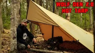 Bushcraft Canvas Tarp - Pomoly Wolfden 2.0
