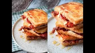 Arme Riddere Med Bacon, Skinke Og Ost - One Kitchen DK