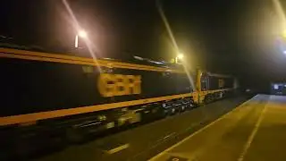 47749 drags brand new 99003 and 99004 through hinckley 0Q80 portbury docks to Leicester LIP 30/11/25