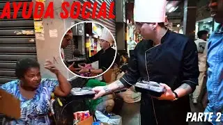 Anthony Swag entregando comida a personas en situación de calle | Ayuda social Guayaquil
