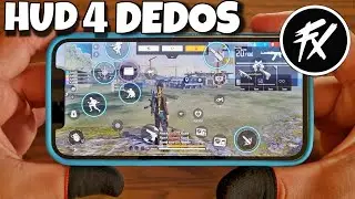 HUD 4 DEDOS DO CAMPEÃO DA LBFF  FLUXO GIUH - FREE FIRE MOBILE