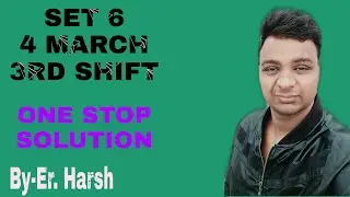 SSC CGL PRE4th march shift 3rd shift by Er. harsh