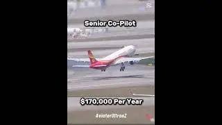 How Much Pilots Earn 🤑 (Hongkong Airlines) #aviation #pilot