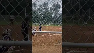 That time we took her to a college exposure camp and she went crazy🔥🥎 #softball #pitcher #shorts ￼