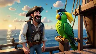 The Pirate Who Lost His Parrot | Kids Rhyme Song