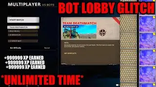 NEW UNLIMITED TIME BOT LOBBY GLITCH COLD WAR! COLD WAR GLITCHES! COLD WAR BOT LOBBY GLITCH! XP LOBBY
