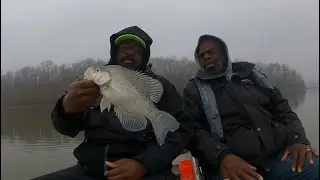 Winter Open Water Suspended Clarks Hill SLAB Crappie Fishing with Crappie Baits By CMI
