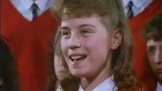 Denise Van Outen singing at school (1987)