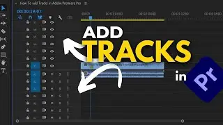 How to Add Video & Audio Tracks in Adobe Premiere Pro Timeline  in Hindi.
