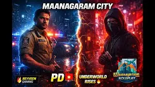 GTA 5 RP Live | Road to 200 subs | RP MAANAGARAM CITY | PD & Illegal | Reyveen Gaming