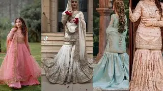 |new sharara long shirt collection for girls|fancy colour combination shara kurti ideas for wedding|