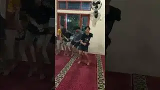 BANGUNIN SAHUR PAKE BASURI DI MASJID🤣🤣#basuri #davmusicalairhorn #feedshorts #busmania #sahur